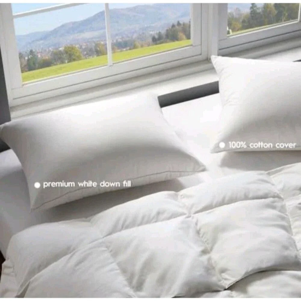 Globon Ultra Soft Down Pillow Queen Premium Down Filled Bed Pillow 700 Fill